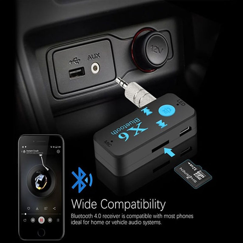 دانگل (AUX) بلوتوث ماشین BT-X6