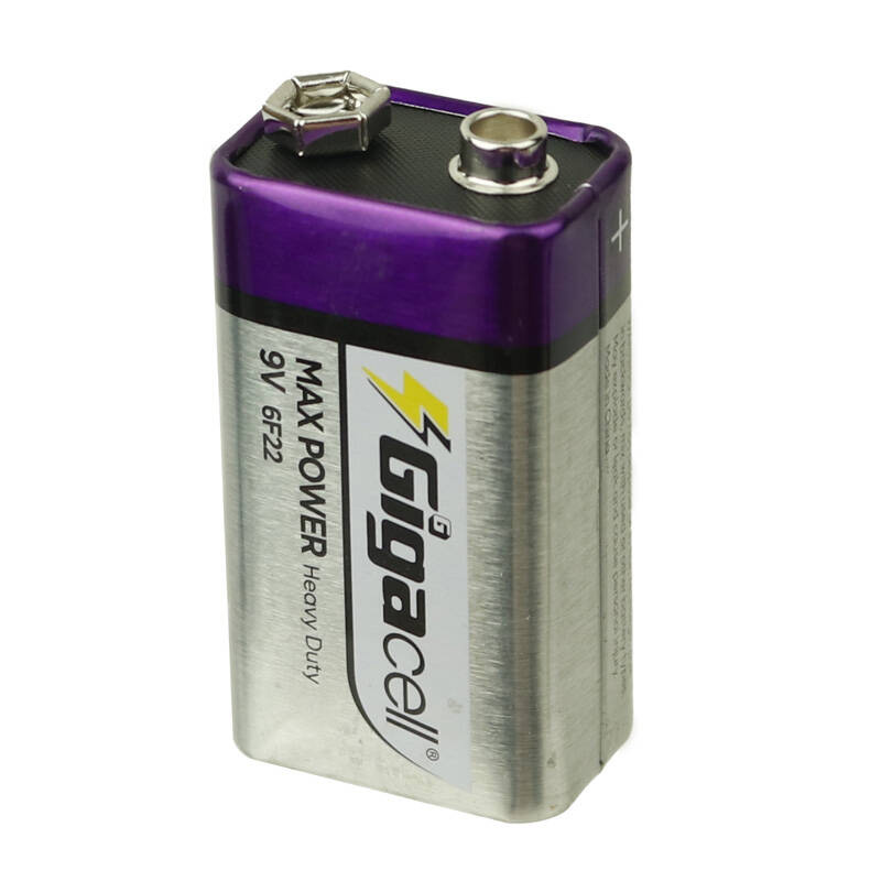 باتری کتابی گیگاسل Gigacell Max Power Heavy Duty 6F22 9V