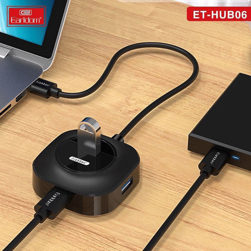 هاب 4 پورت ارلدوم EARLDOM ET-HUB06