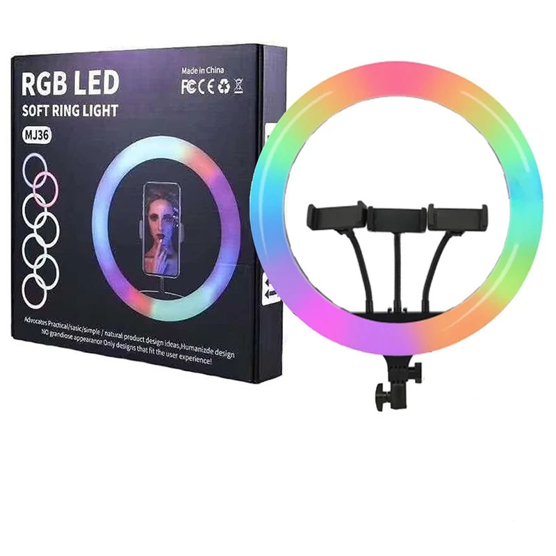 رینگ لایت "Ring Light MJ36 14 + پایه
