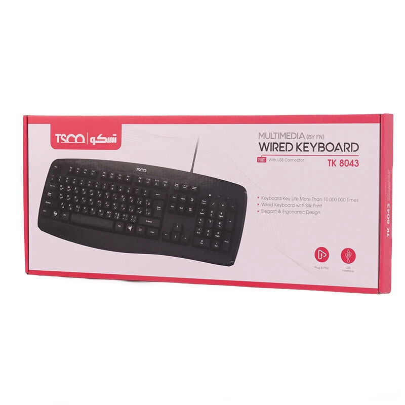 کیبرد سیم دار تسکو TSCO TK 8043