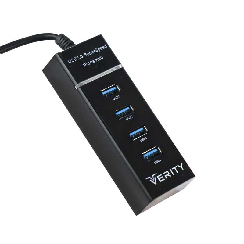 هاب 4 پورت VERITY H 402 USB 3.0