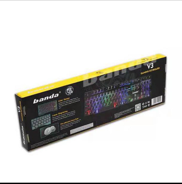 کیبرد سیم دار گیمینگ BANDA V3