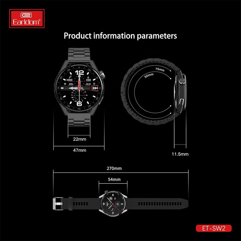 ساعت هوشمند SMART WATCH EARLDOM SW2