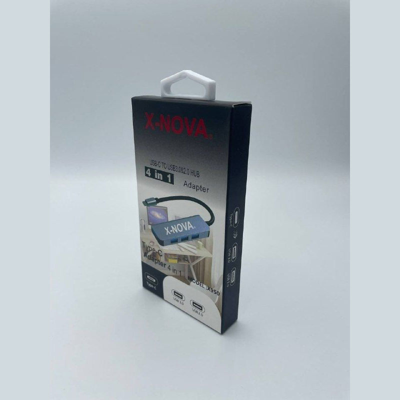 هاب 4 پورت NOVA X950 USB:3.0 - TYPE C