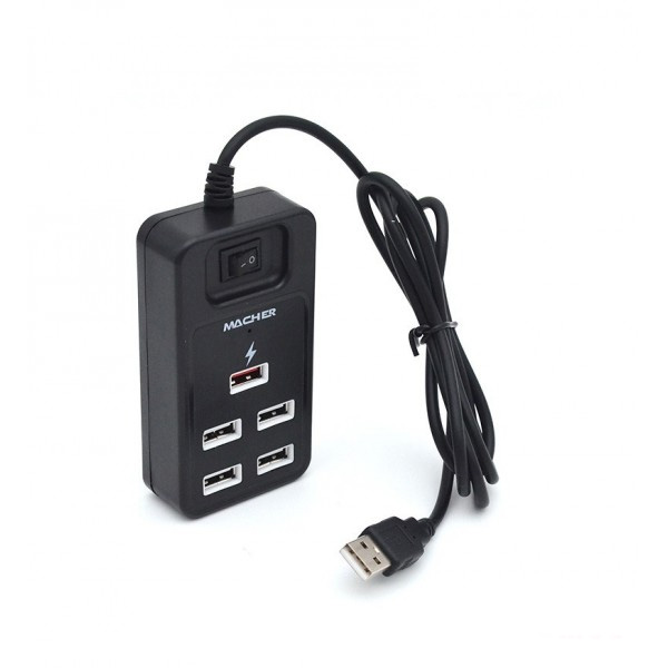 هاب 5 پورت MACHER MR-212 USB 2.0