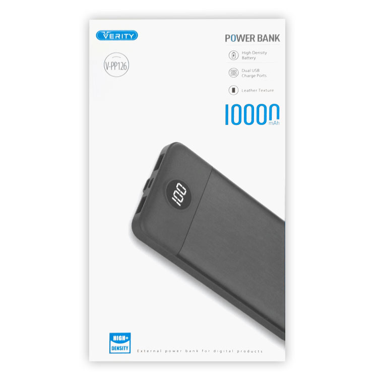 پاوربانک وریتی VERITY V-PA126 ظرفیت 10000