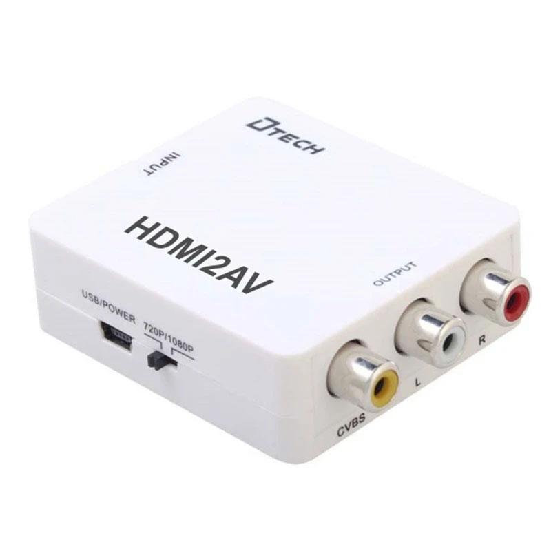 تبدیل HDMI TO AV دیتک (HDMI TO AV DTECH)