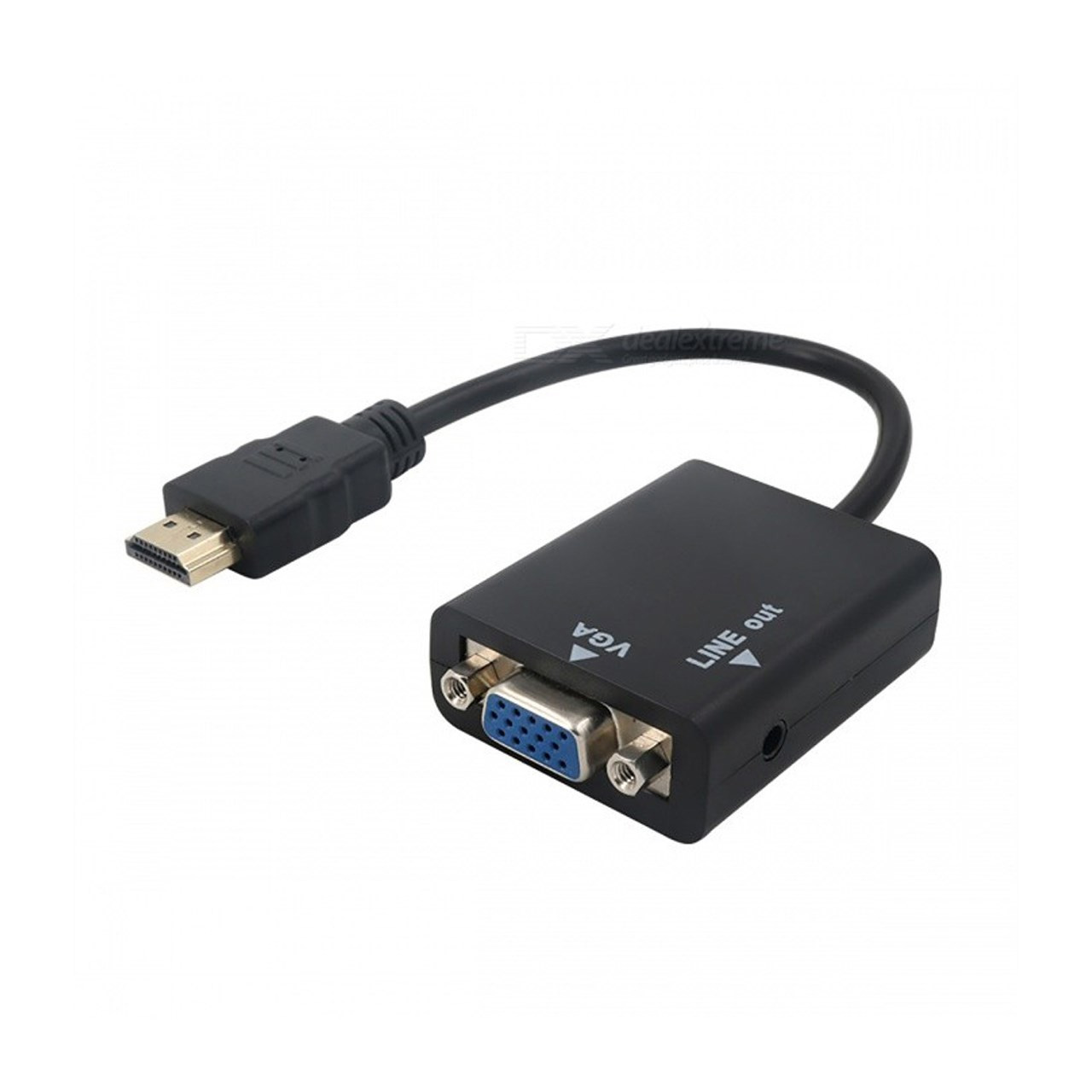 تبدیل HDMI به VGA آی فورتک با خروجی صد1 پک کارتنی