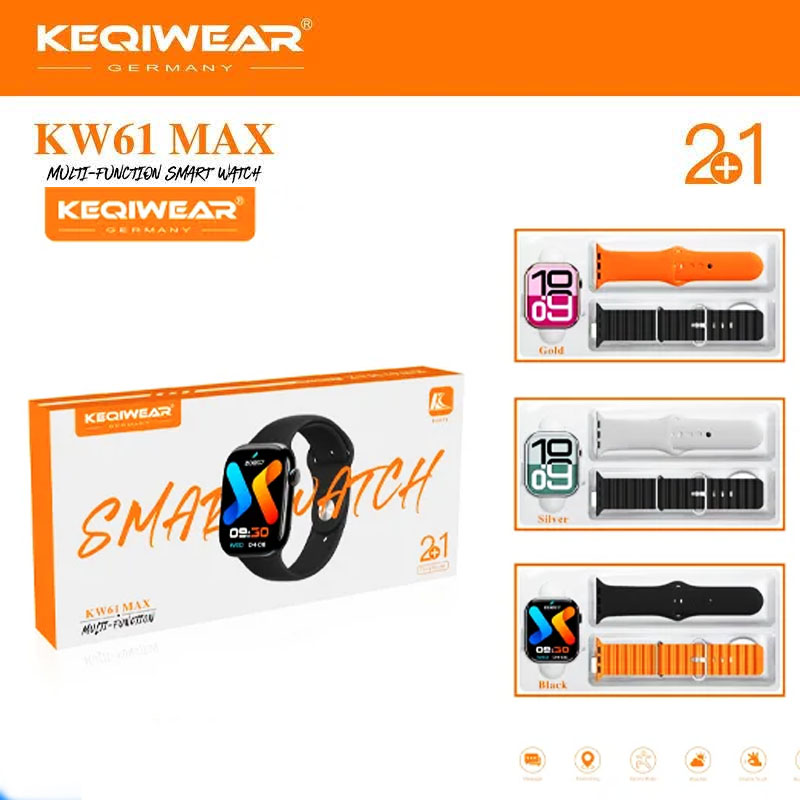 ساعت هوشمند SMART WATCH KW61MAX - بدون گارانتی