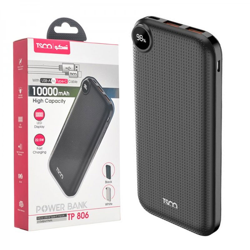 پاوربانک تسکو TSCO TP 806 ظرفیت 10000