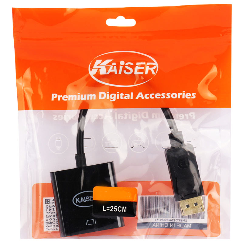 تبدیل HDMI به VGA کایزر با خروجی صدا ( HDMI TO VGA KAISER)