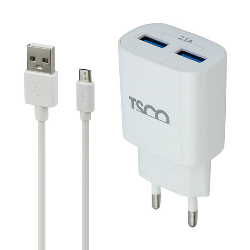شارژر دیواری تسکو TSCO TTC62 + کابل میکرو