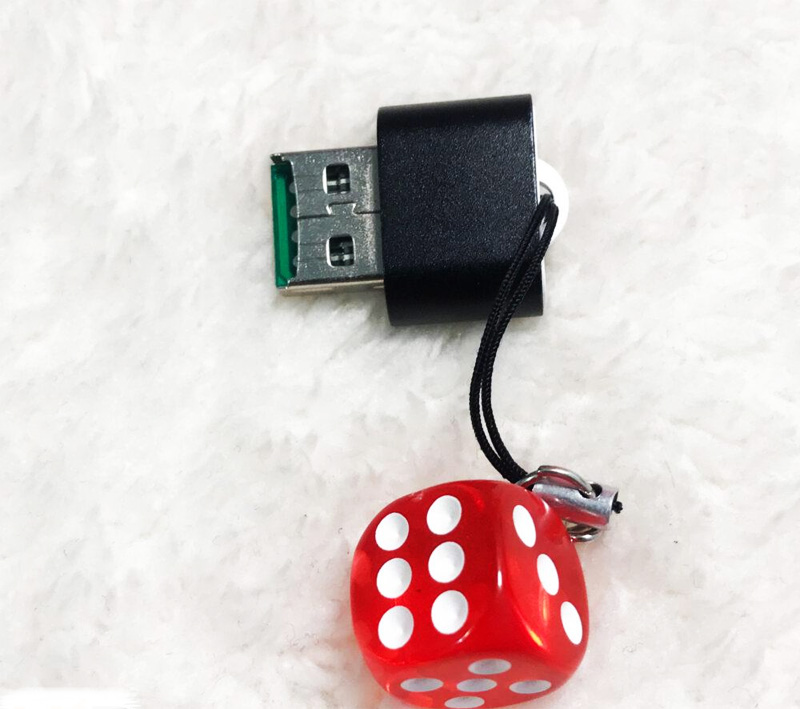 آویز موبایل و فلش تاس رنگی