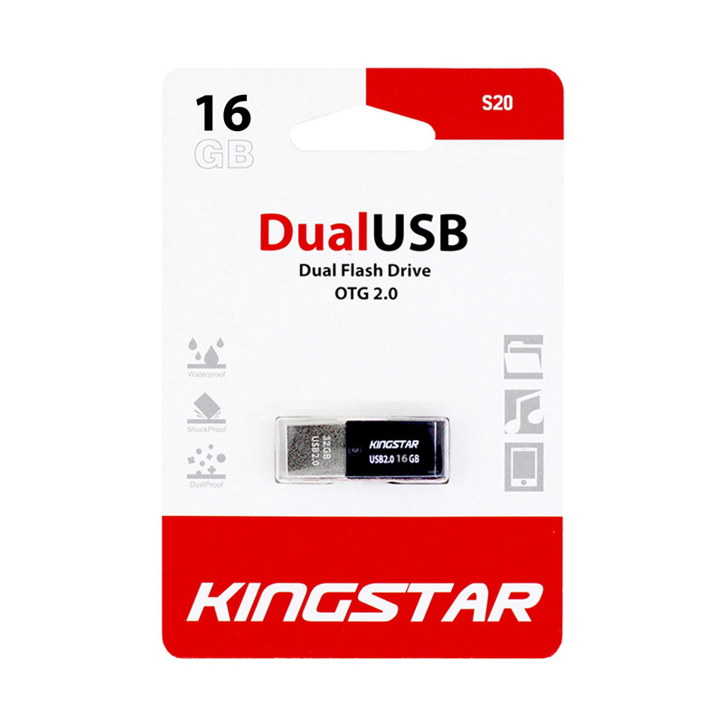 فلش کینگ استار 16 گیگا بایت KINGSTAR S20 16G USB 2.0