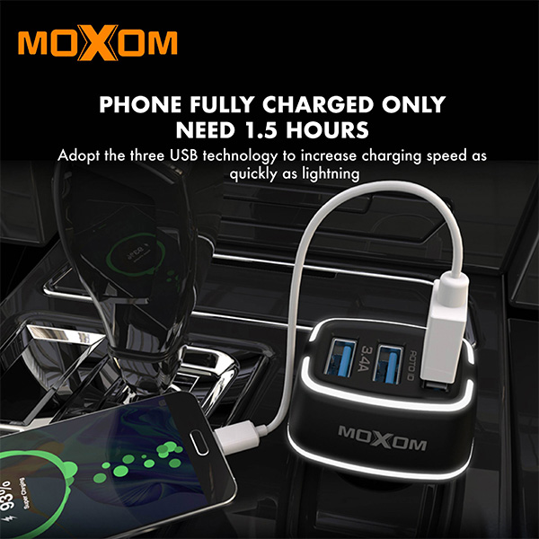 شارژر فندکی موکسوم MOXOM MX-VC01