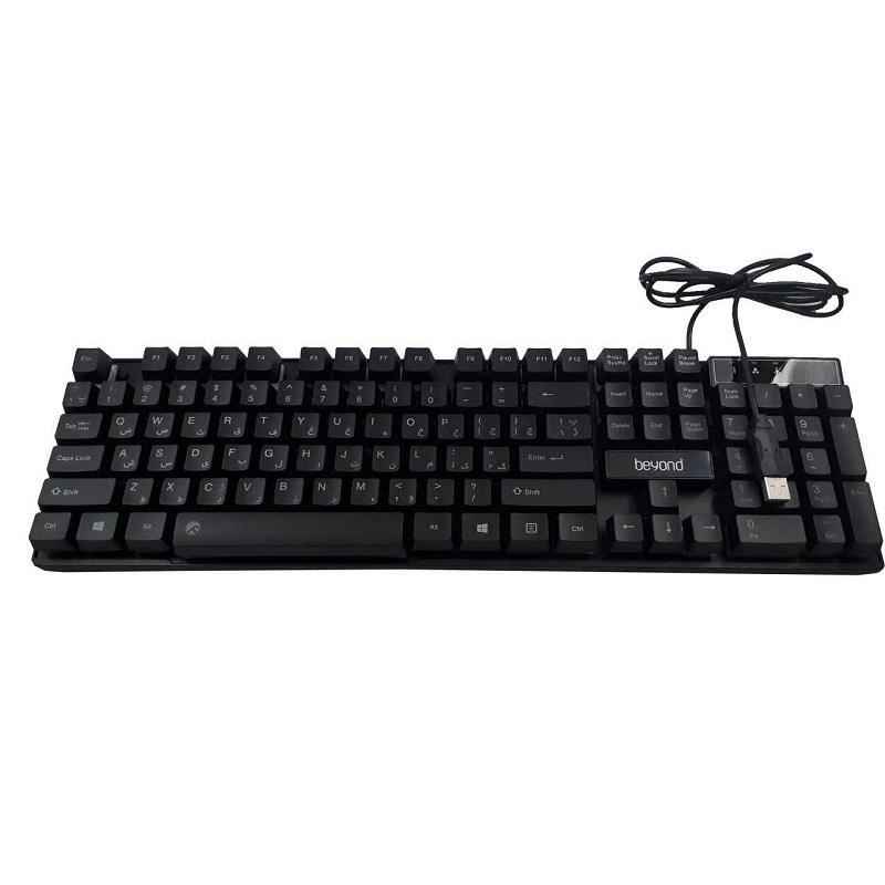کیبرد سیم دار گیمینگ BEYOND BK-7100RGB