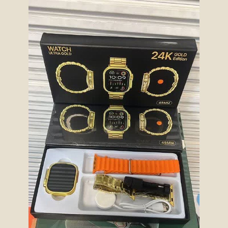 ساعت هوشمند SMART WATCH ULTRA GOLD 24K بدون گارانتی