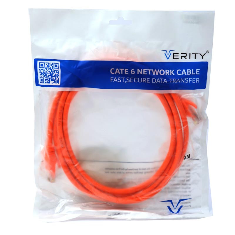 کابل شبکه وریتی VERITY CAT 6 2M