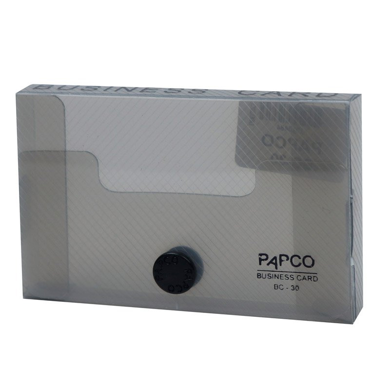 پاکت کارت دکمه دار شفاف پاپکو Papco BC-30