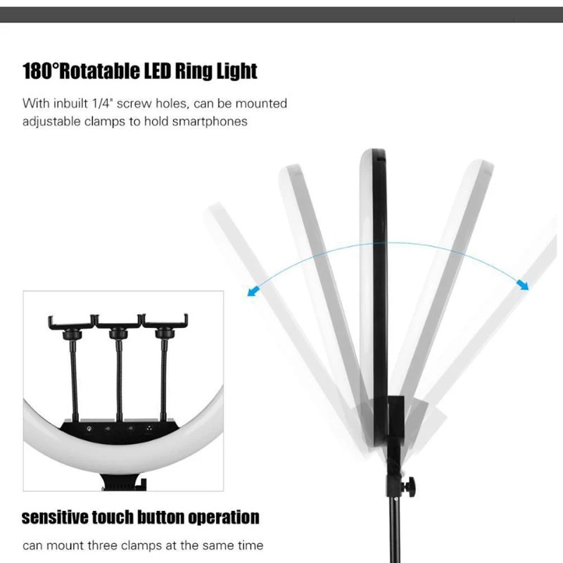 رینگ لایت "Ring Light K45 18 + پایه