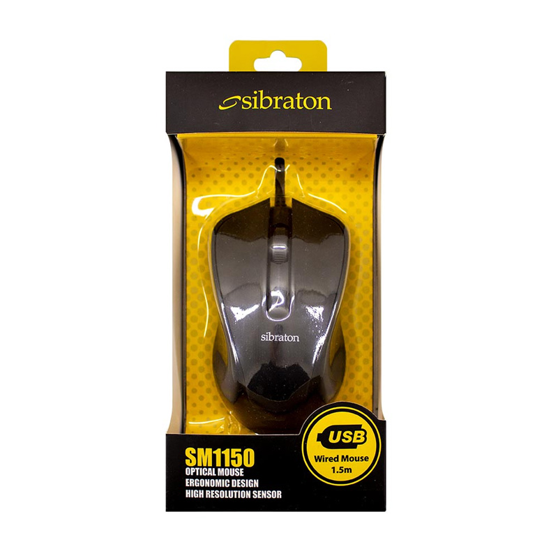 موس سیم دار سیبراتون SIBRATON SM1150