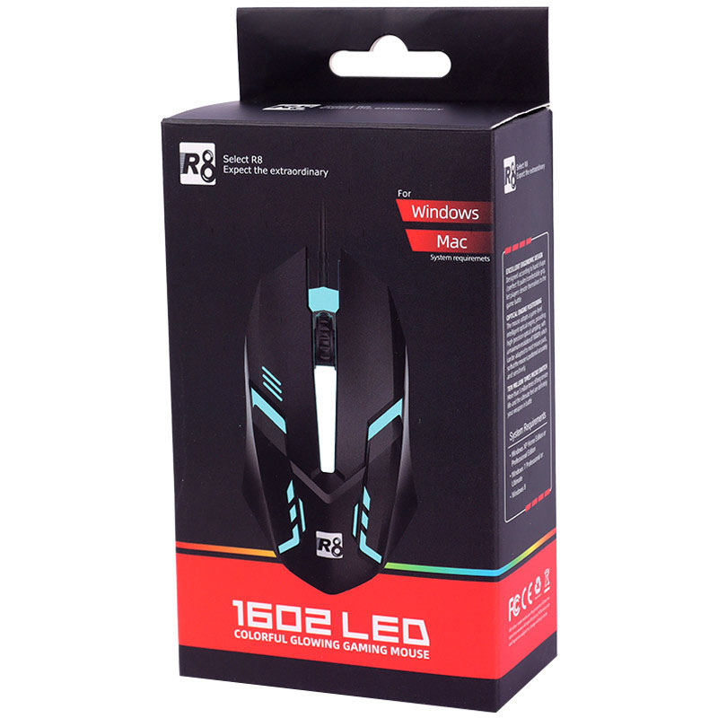موس سیم دار R8-1602 LED