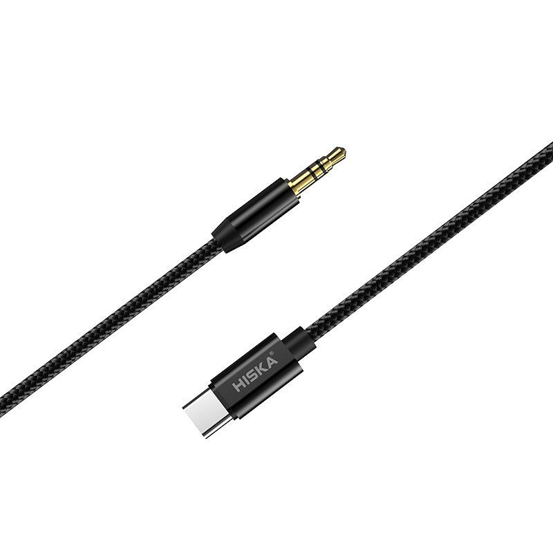کابل تبدیل TYPE-C به جک 3.5 میلی متری هیسکا (TYPE-C TO 3.5 AUX HISKA W28)