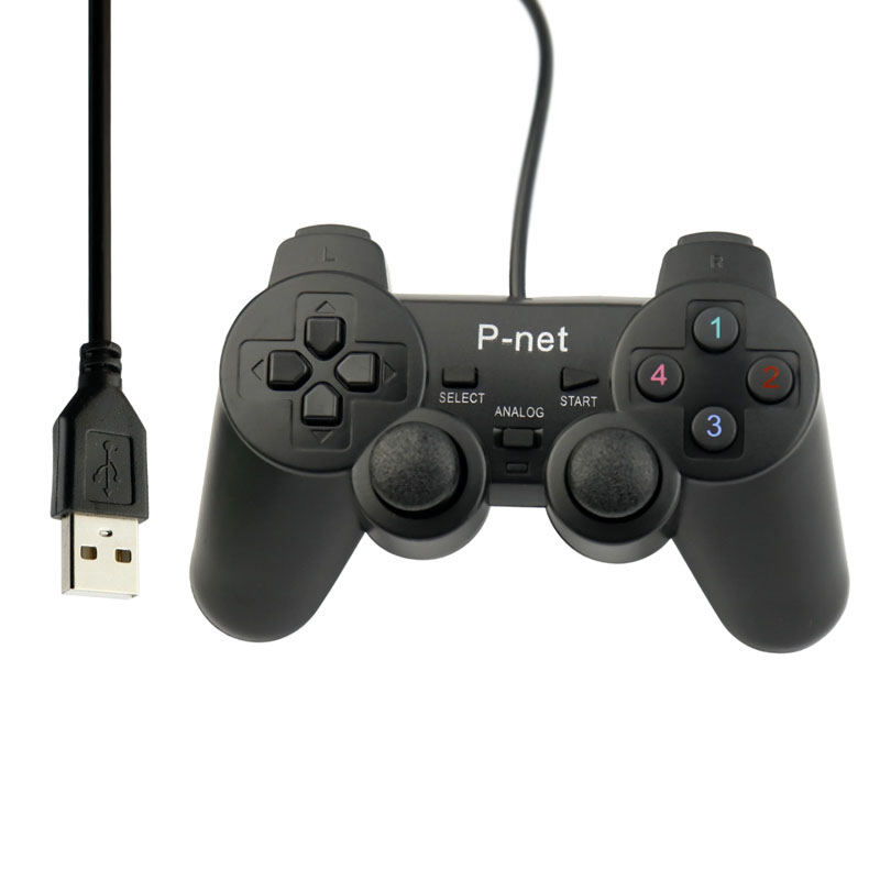 گیم پد دوبل شوک ساده پی نت P-NET X.5