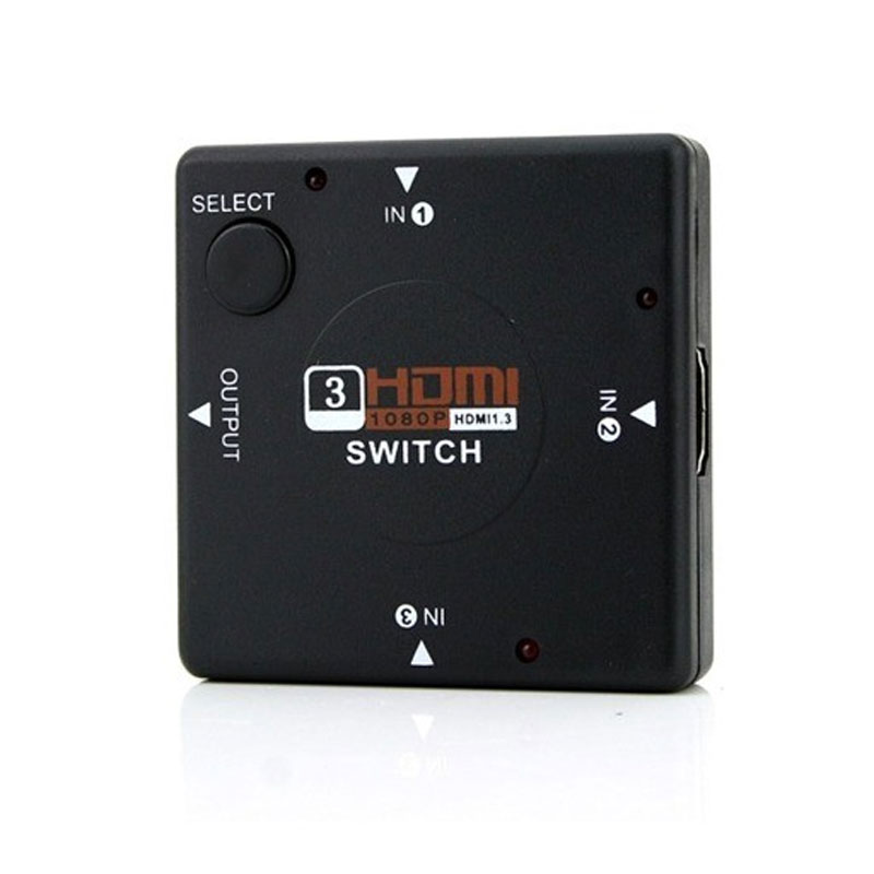 سوئیچ 1 به 3 HDMI طلقی HDMI 3D 