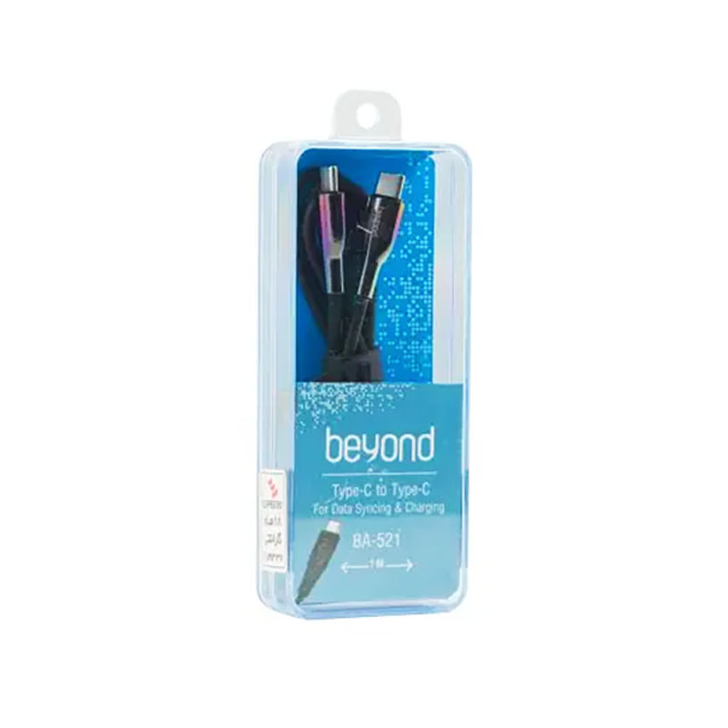 کابل 2 سر تایپ سی بیاند BEYOND BA-521 1M