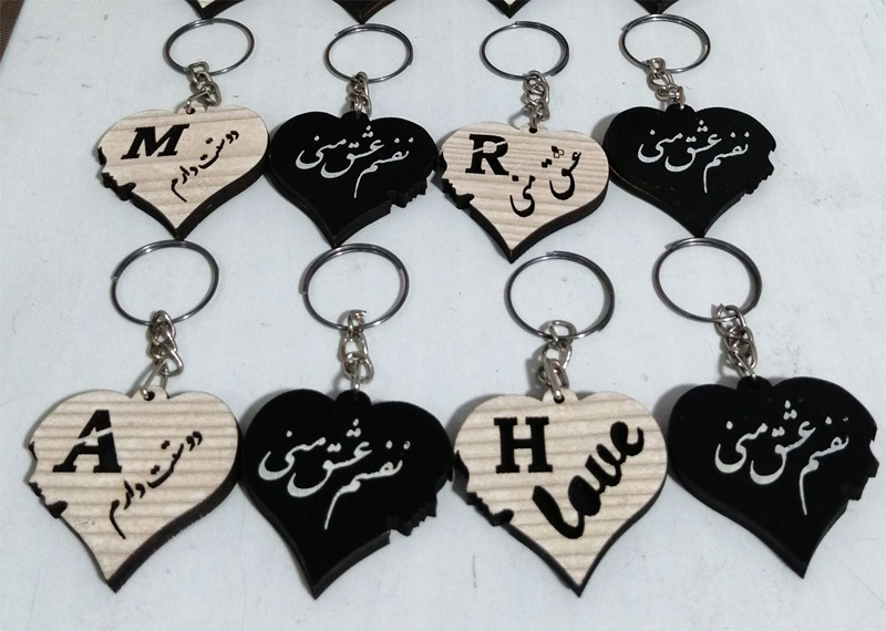 آویز و جا کلیدی چوبی
