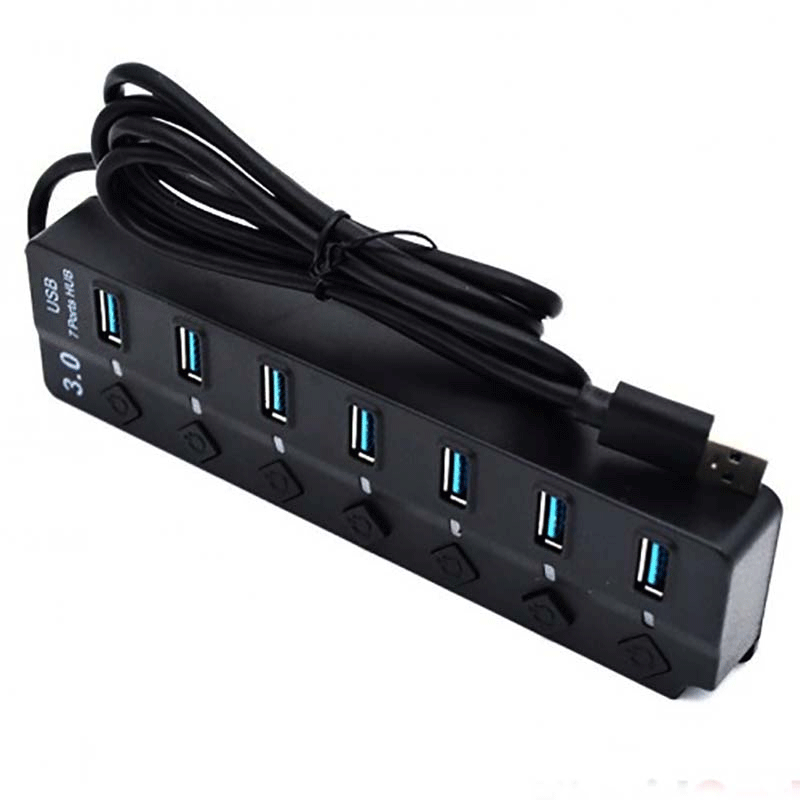 هاب 7 پورتHUB 507 USB 3.0 - کلیددار