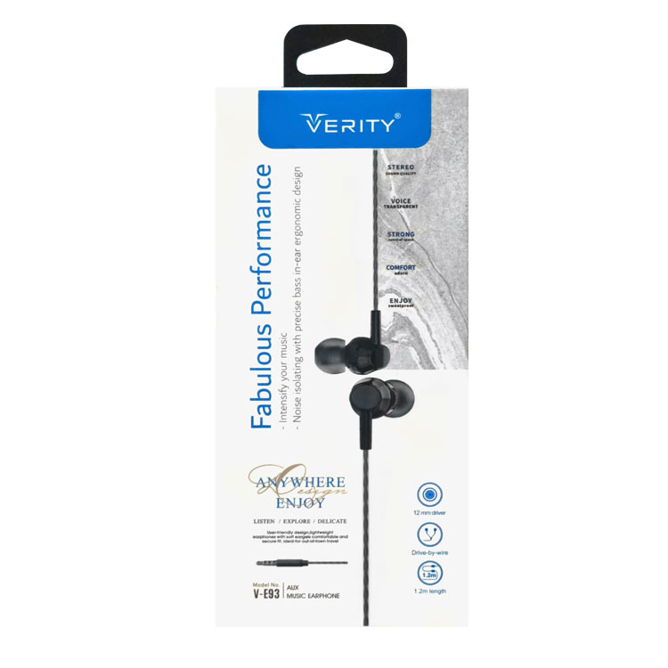 هندزفری وریتی VERITY V-E93