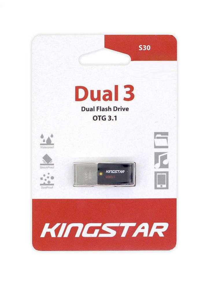 فلش کینگ استار 32 گیگا بایت KINGSTAR S30 32G USB 3.2