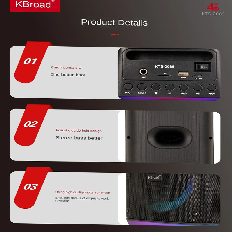 اسپیکر بلوتوثی kTS-2089