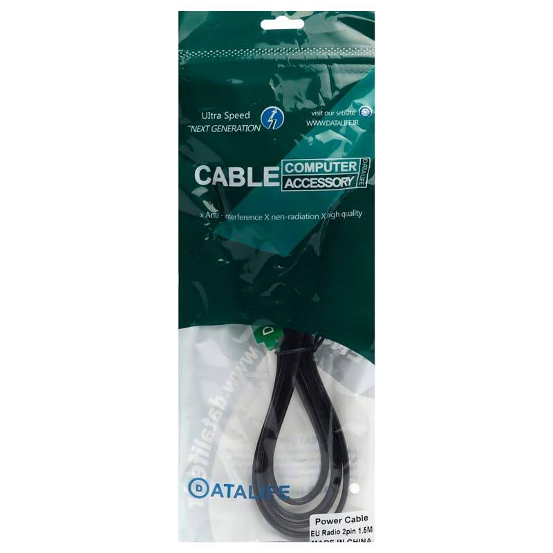 کابل دوچاک رادیویی Power cable DATALIFE