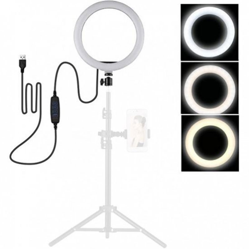 رینگ لایت "LED FILLING LAMP M-33 13 + پایه