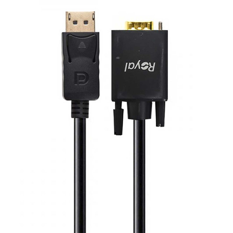 کابل DISPLAY به VGA رویال ROYAL DP TO VGA 1.8M