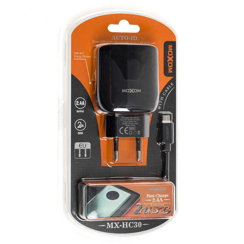 شارژر موکسوم MOXOM MX-HC30