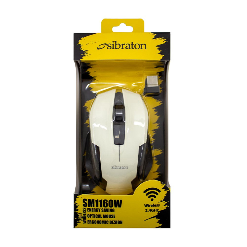 موس بیسیم سیبراتون SIBRATON SM1160W - مشکی