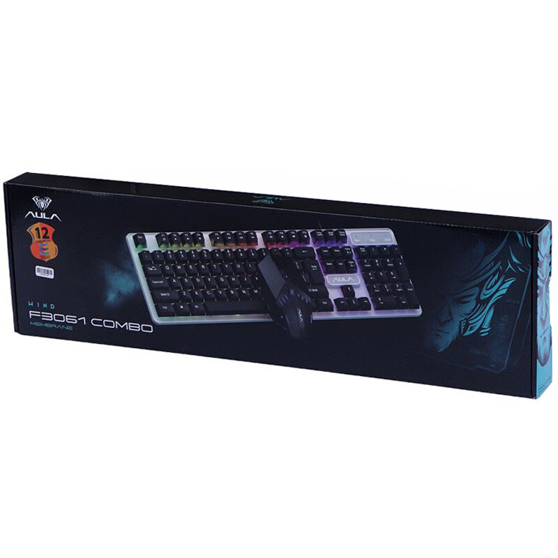 کیبرد و موس سیم دار گیمینگ AULA F3061 COMBO