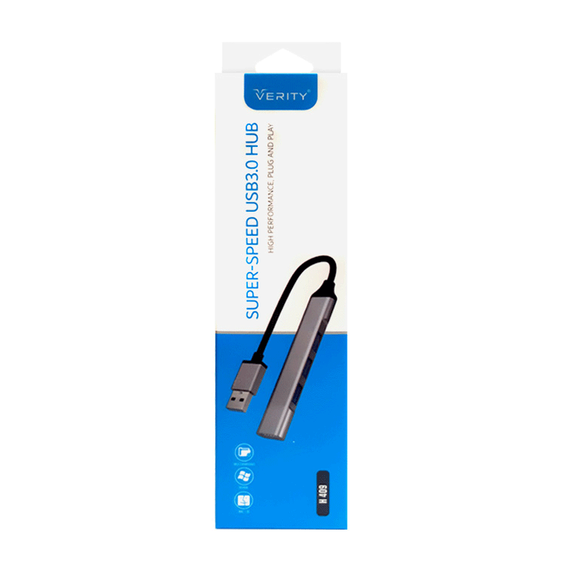 هاب 4 پورتVERITY H409 USB 3.0