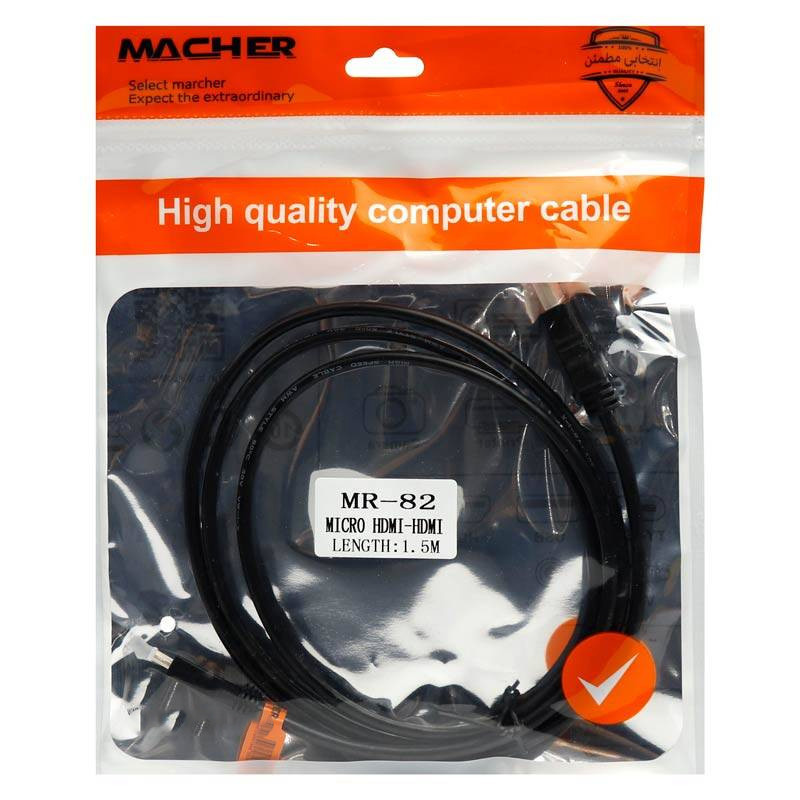 کابل MACHER MR-82 HDMI To mini HDMI 1.5m