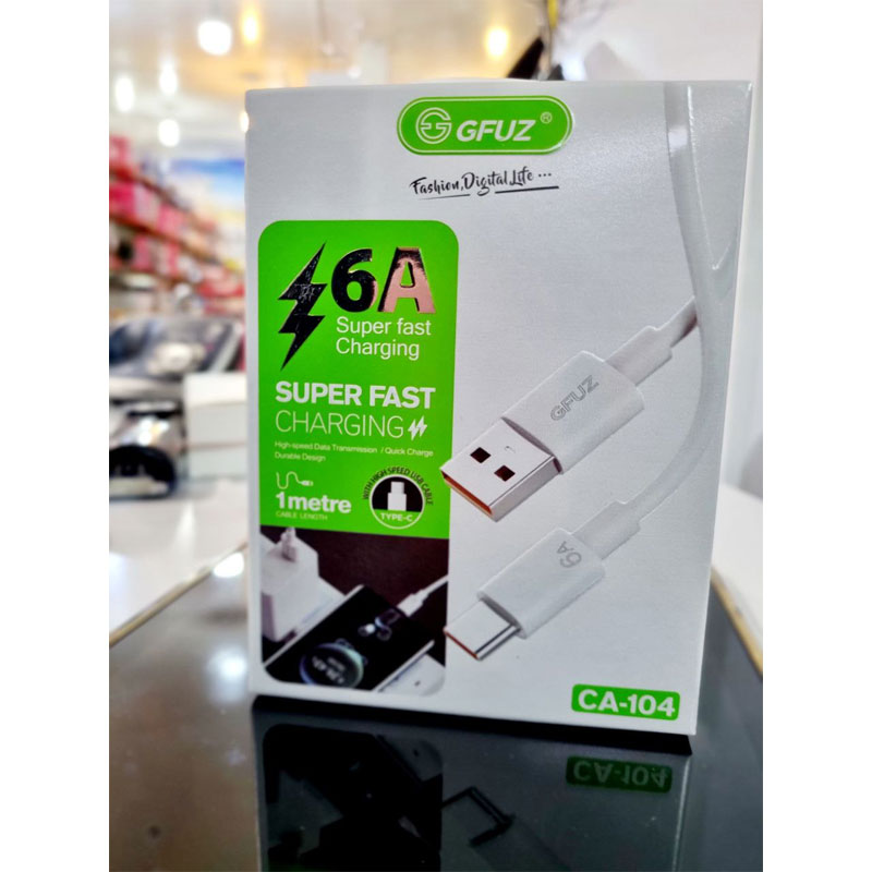 کابل شارژ TYPE C جیفیوز GFUZ CA-104 1M