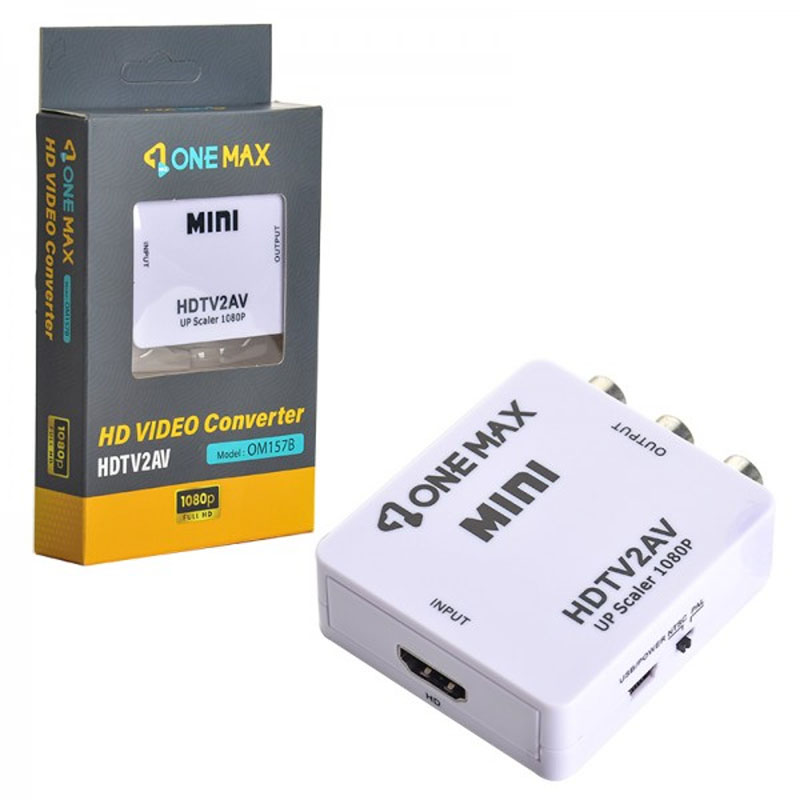 تبدیل HDMI به AV وان مکس ( HDMI TO AV ONEMAX OM157B)