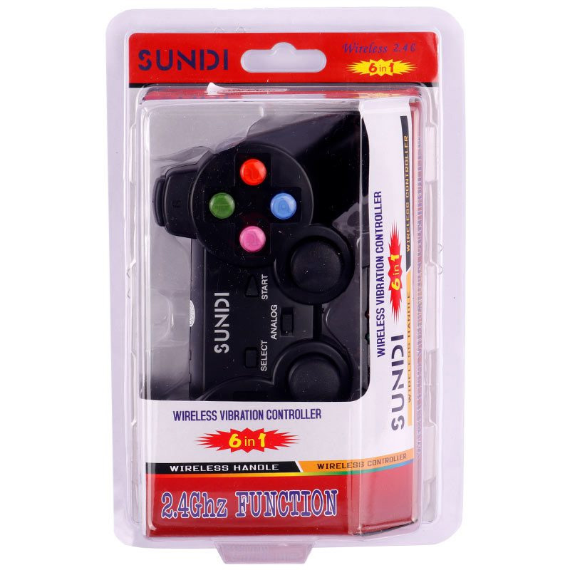 گیم پد بیسیم 6 کاره SUNDI PC/PS3/PS2/Xbox 360/TV/Android 