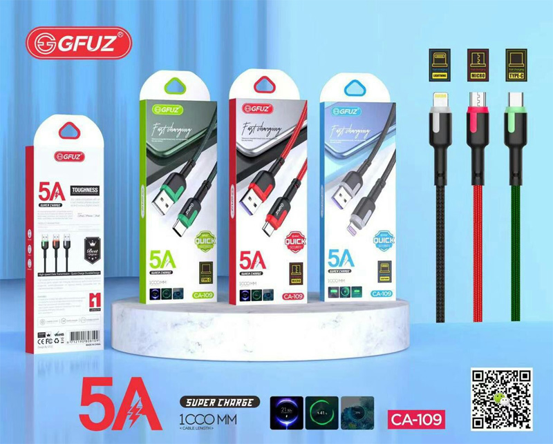 کابل شارژ GFUZ CA-109 TYPE C