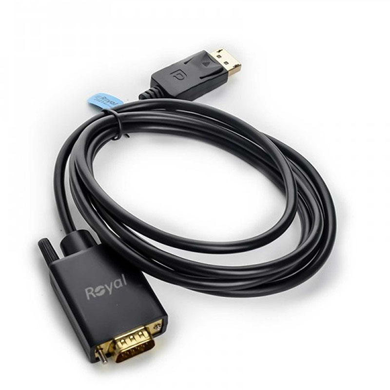 کابل DISPLAY به VGA رویال ROYAL DP TO VGA 1.8M