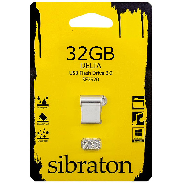 فلش 32 گیگ برند سیبراتون SIBRATON SF2520 گلد